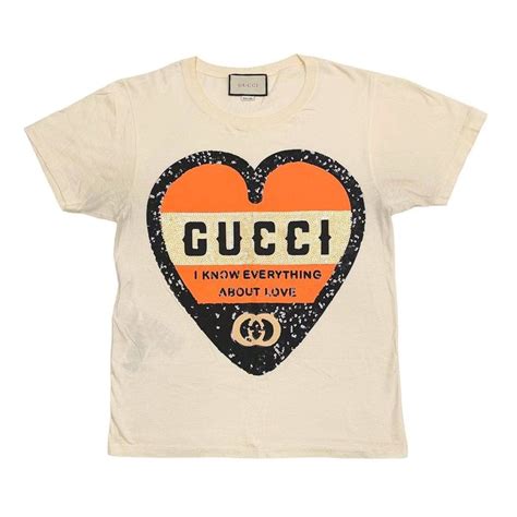 Gucci I Know Everything About Love Short Sleeve Tee Shirt 